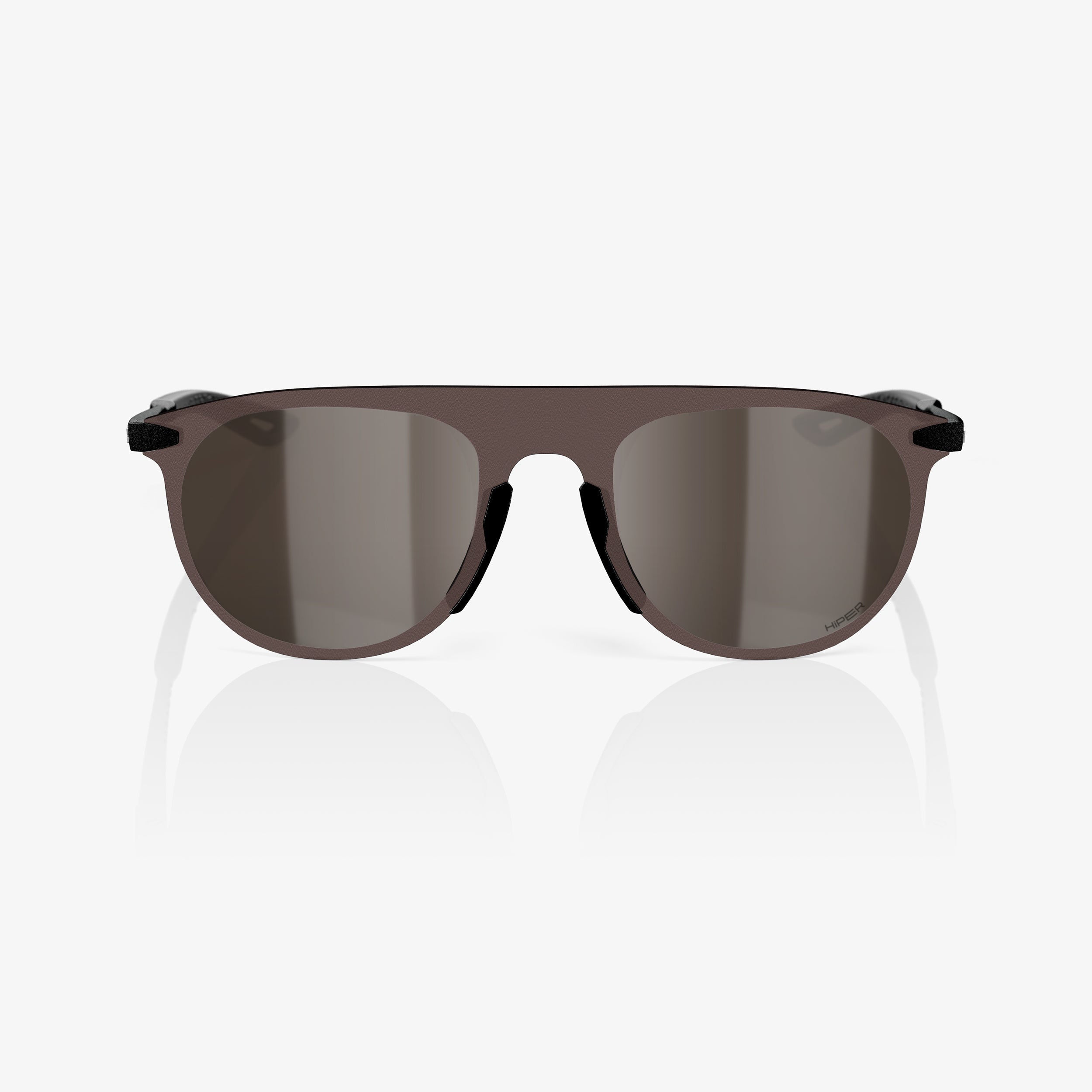 100percent-legere-coil-sonnenbrille-matte-black-silver-mirror image 2
