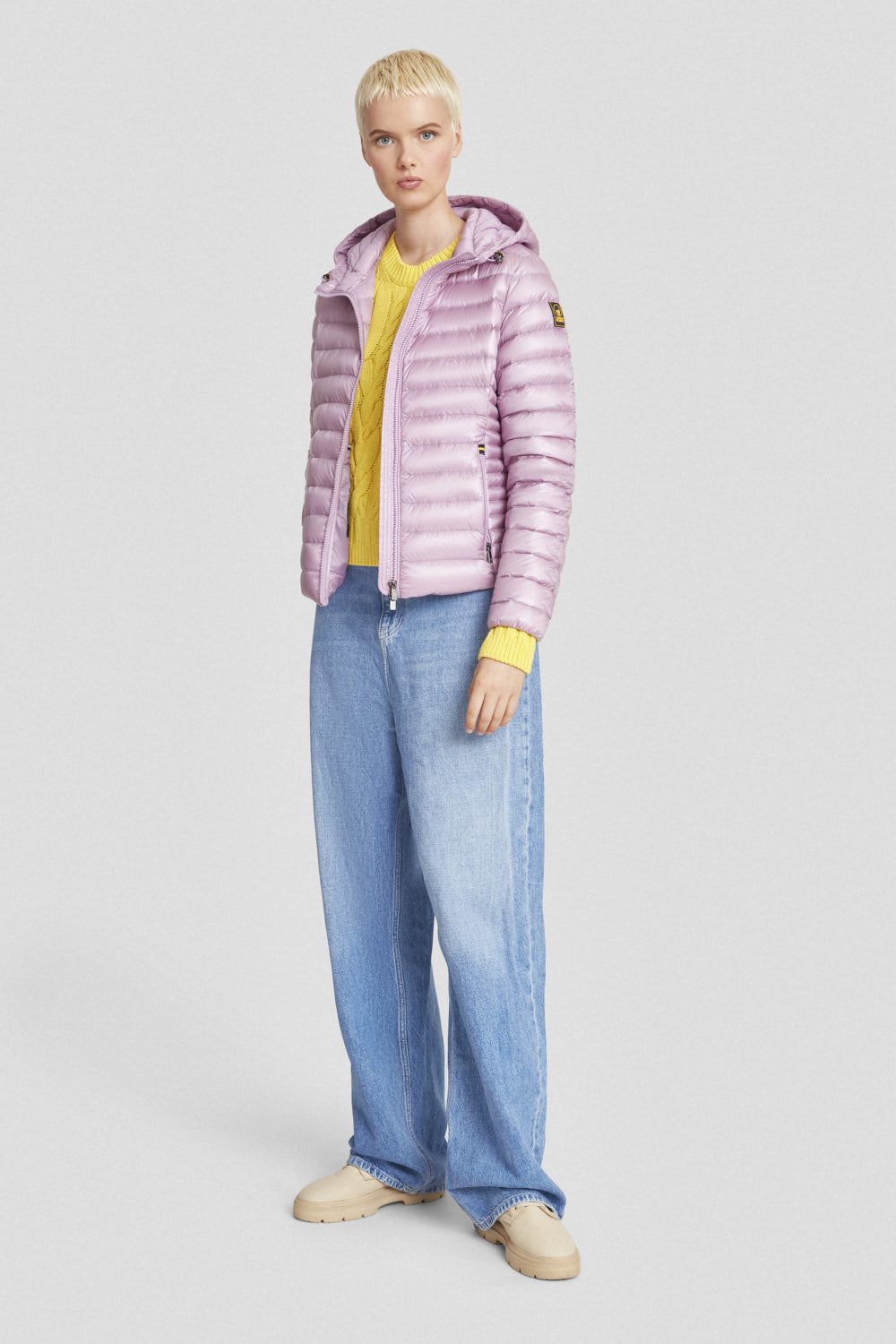 ciesse-outdoor-piumini-daunenjacke-lila-leicht-mit-kapuze-800fp image 1