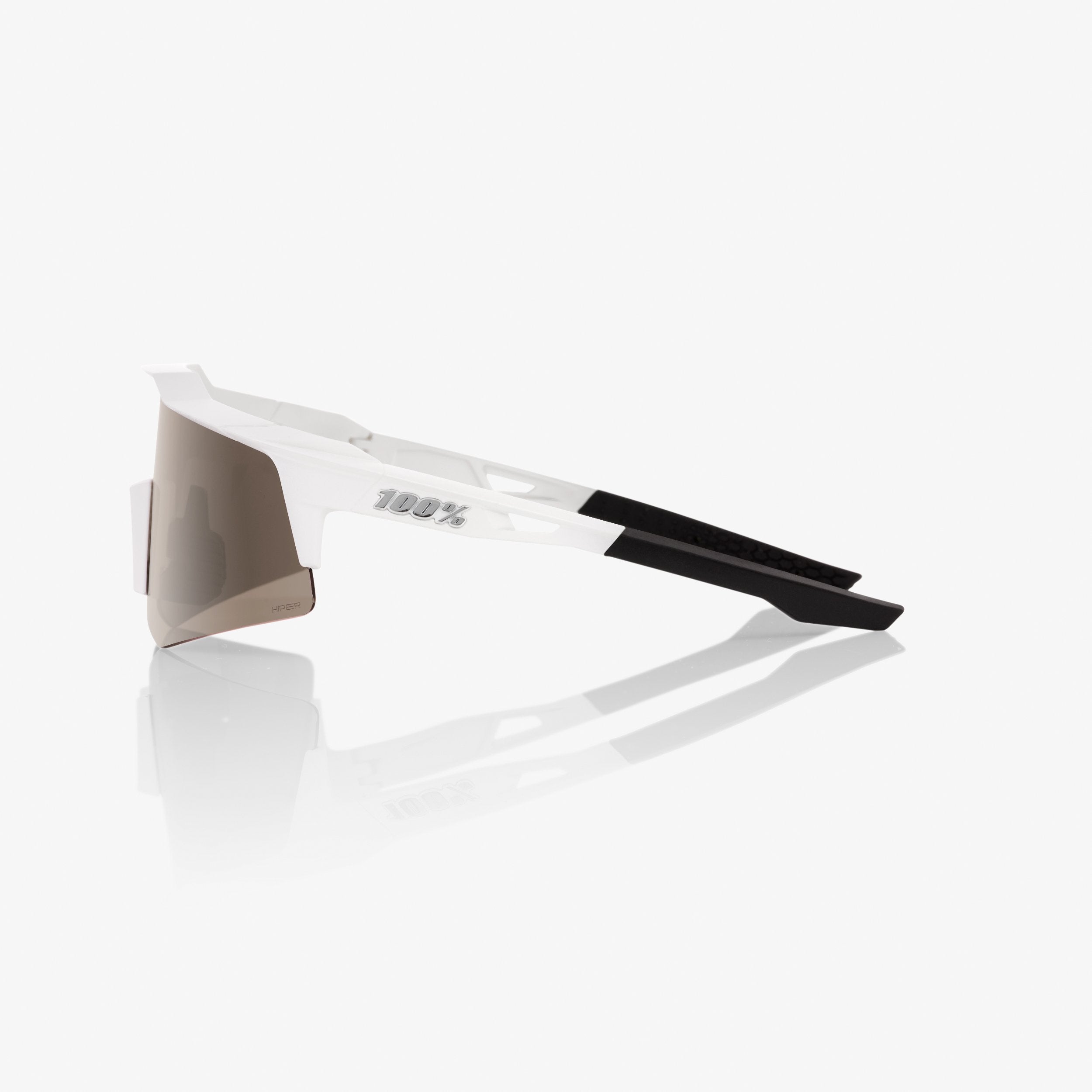 100-speedcraft-xs-sportbrille-matte-white-hiper-silver-mirror image 3