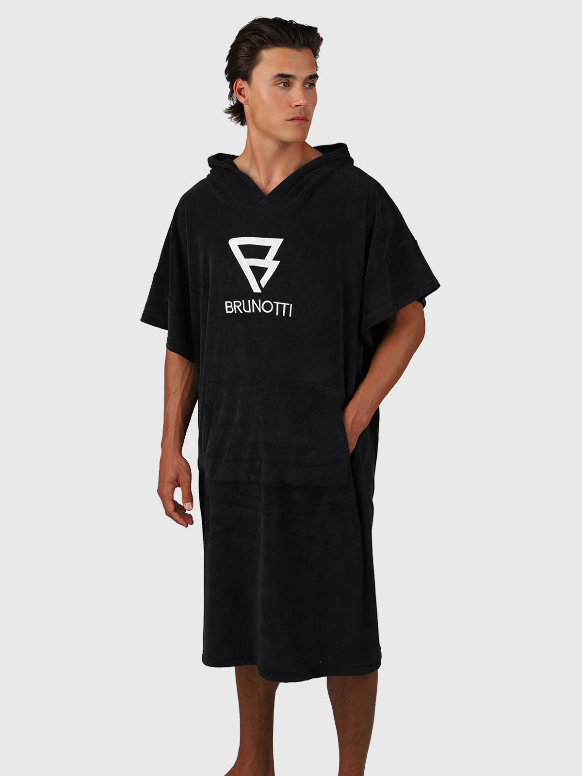 brunotti-poncho-solid-poncho-herren-badeponcho-schwarz image 4