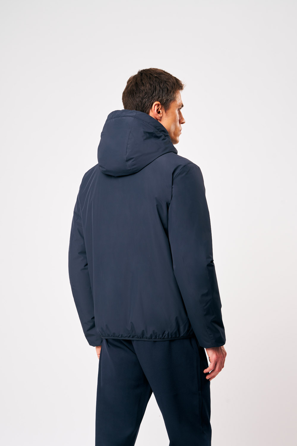 ciesse-peter-winterjacke-blau-mit-kapuze-wattiert-dwr image 5