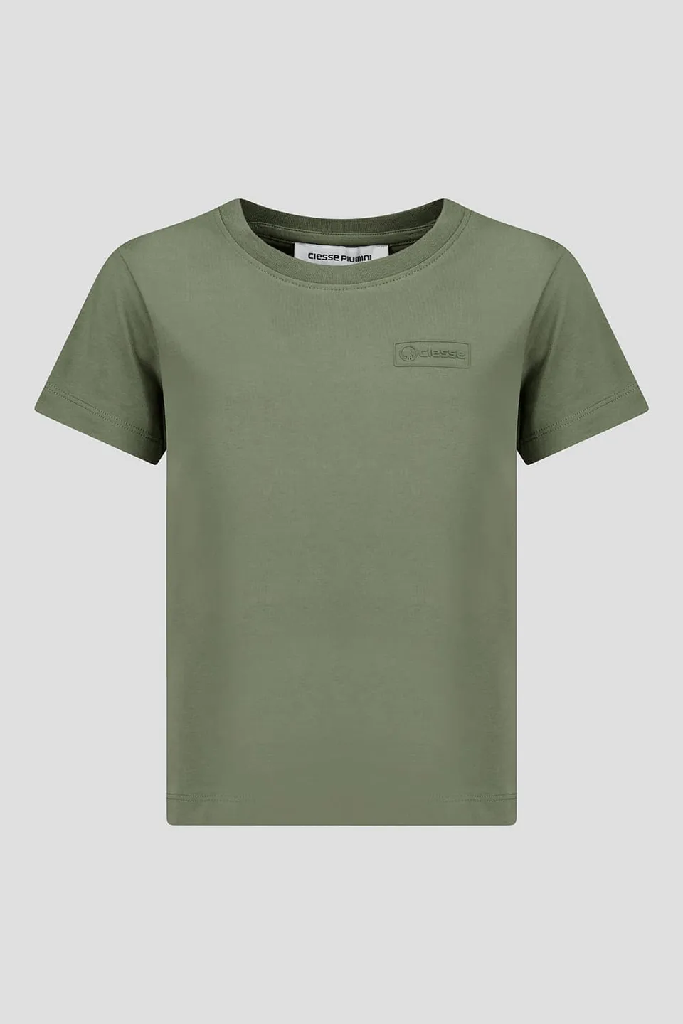 ciesse-t-shirt-herren-gr-n-basic-kurzarm-baumwolle image 1