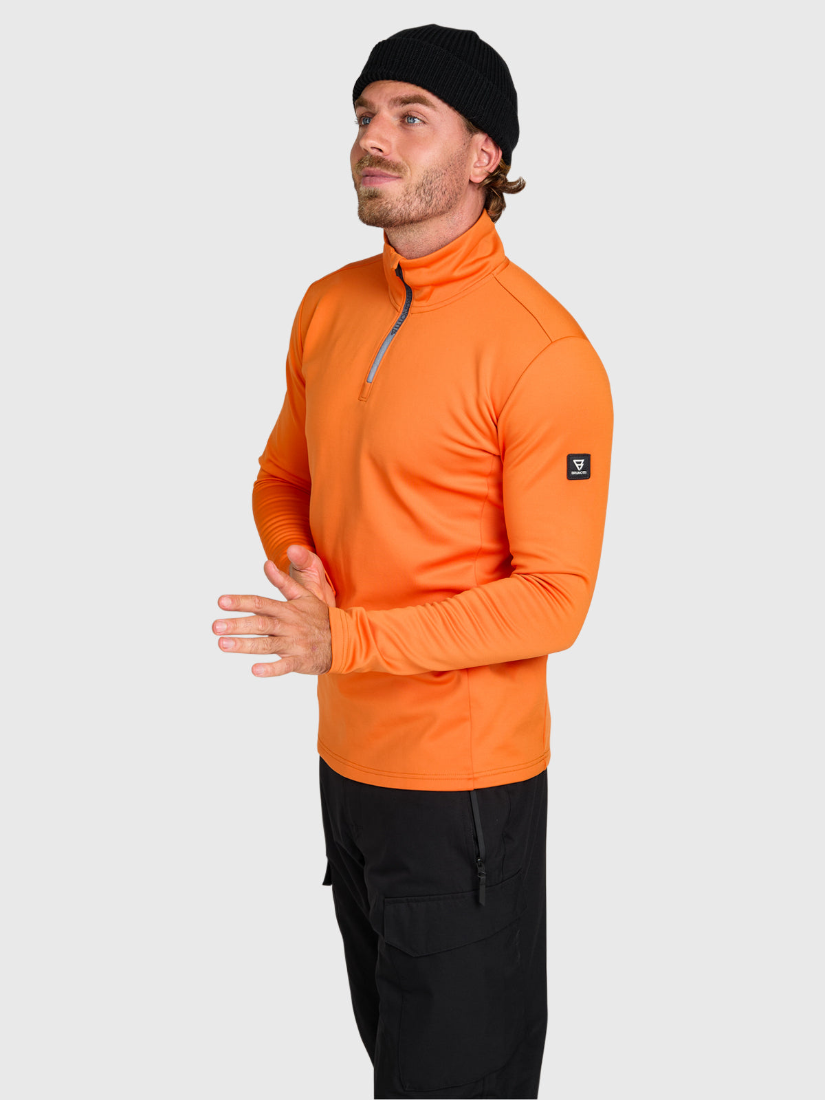 brunotti-heros-herren-fleece-pumpkin-halbreissverschluss image 4