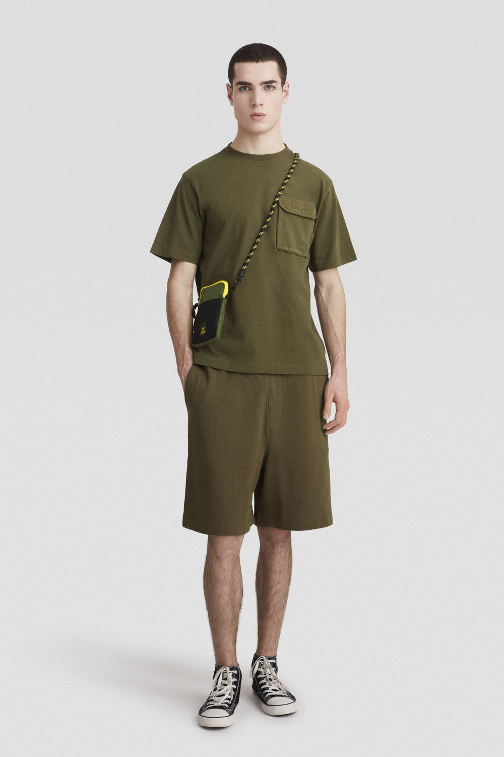 ciesse-outdoor-t-shirt-t-shirt-gr-n-baumwolle-brusttasche image 1
