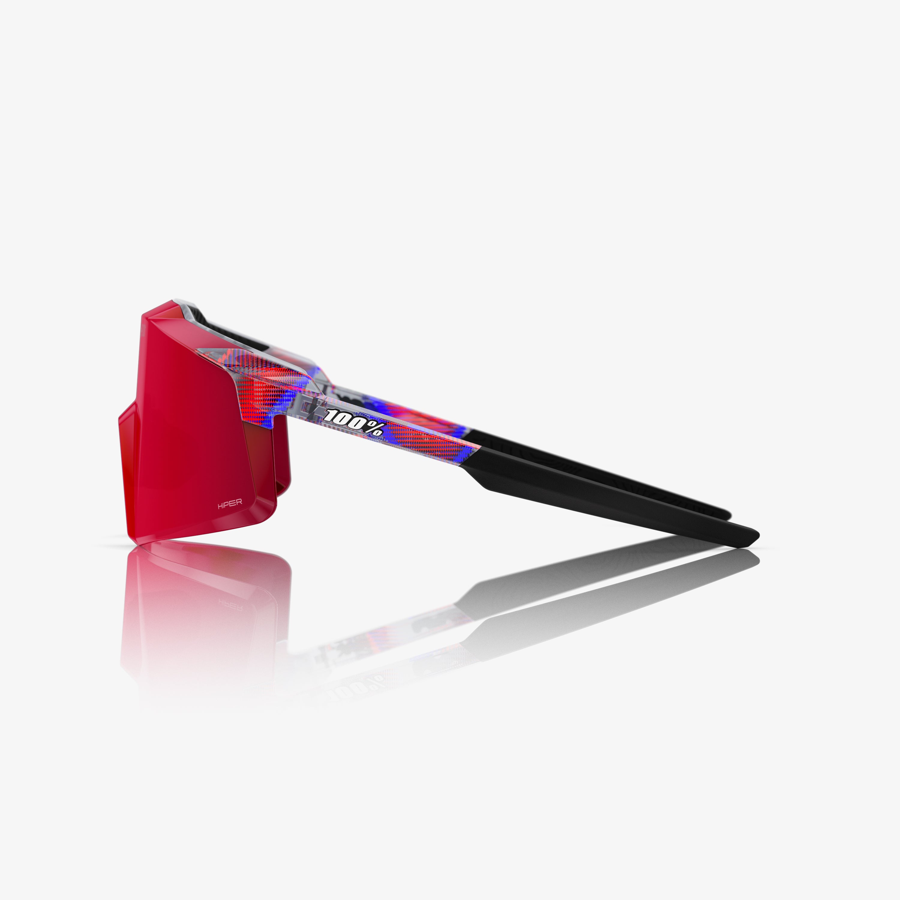 100-aerocraft-le-fdj-sonnenbrille-translucent-red-blue-hiper image 3