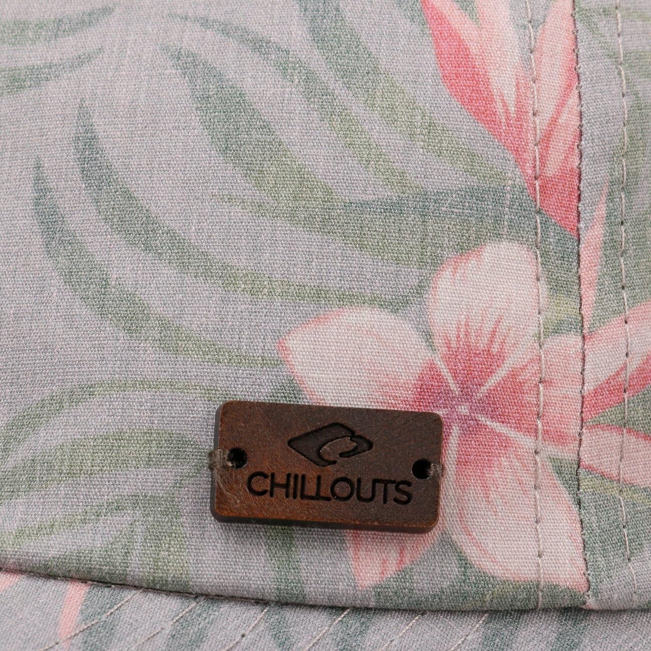 chillouts-waimea-beach-flowers-basecap-grey-salmon image 7
