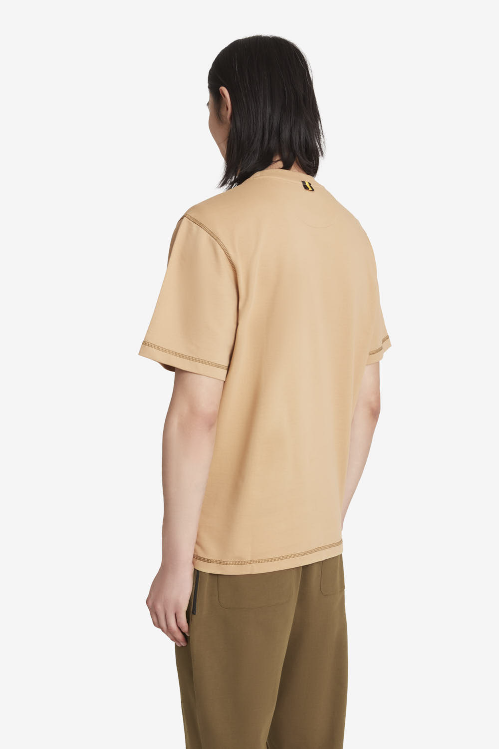 ciesse-outdoor-crincy-t-shirt-beige-oversize-baumwolle image 4