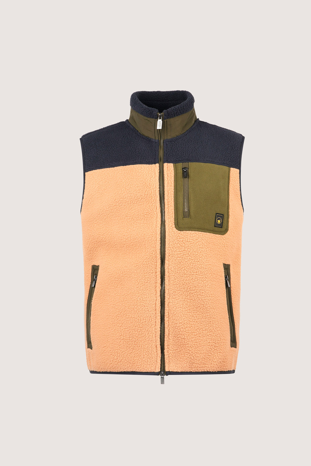 ciesse-outdoor-julio-teddyweste-herren-beige-fleece image 3