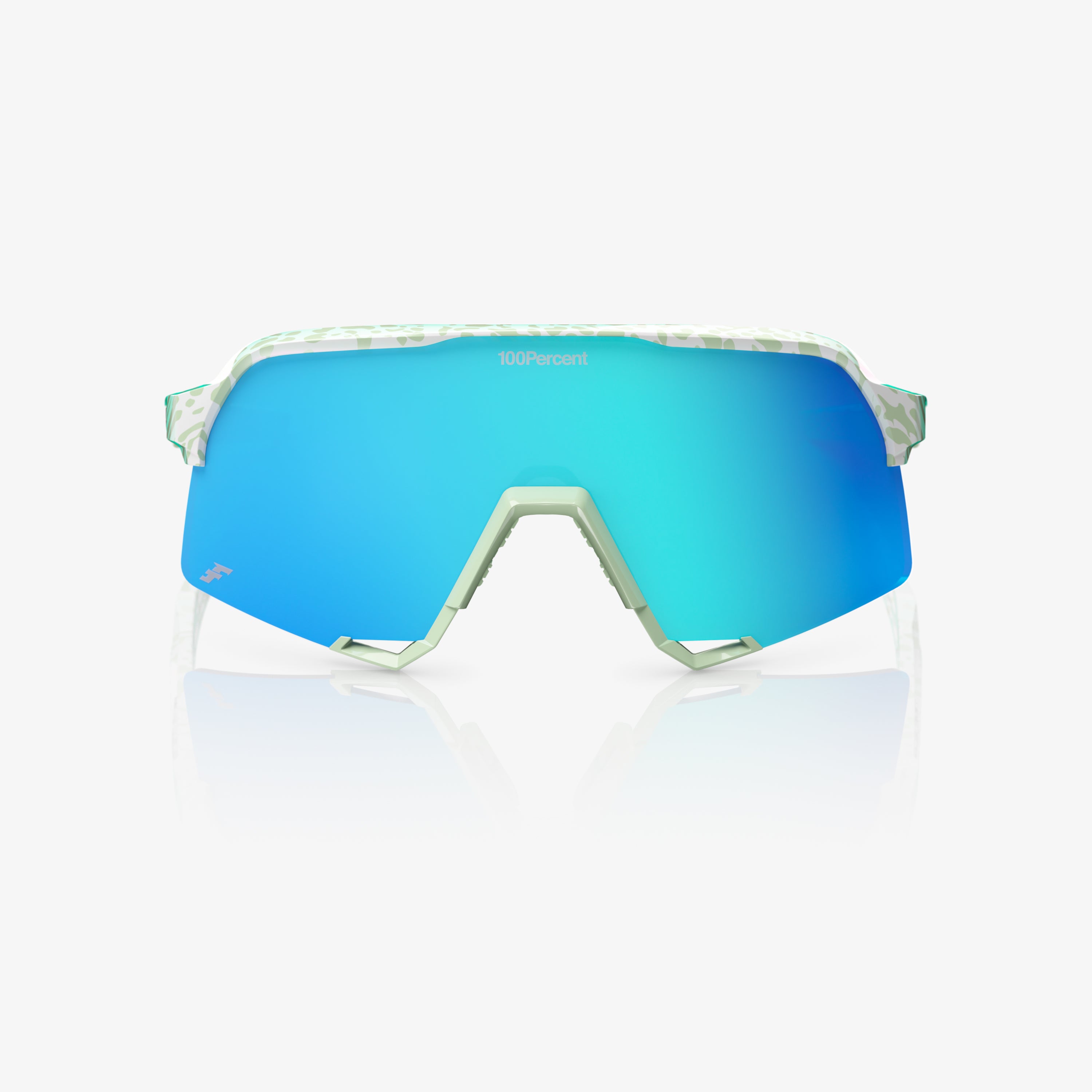 100-s3-le-elly-2-sonnenbrille-polished-light-green-topaz-mirror image 2