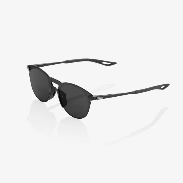 100-legere-round-sonnenbrille-polished-black-smoke-os image 1