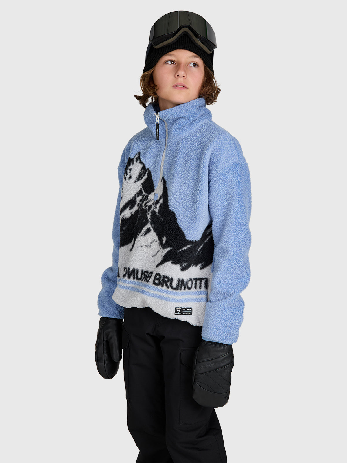 brunotti-reggios-fleece-jungen-flint-stone-urban-loose-fit image 3
