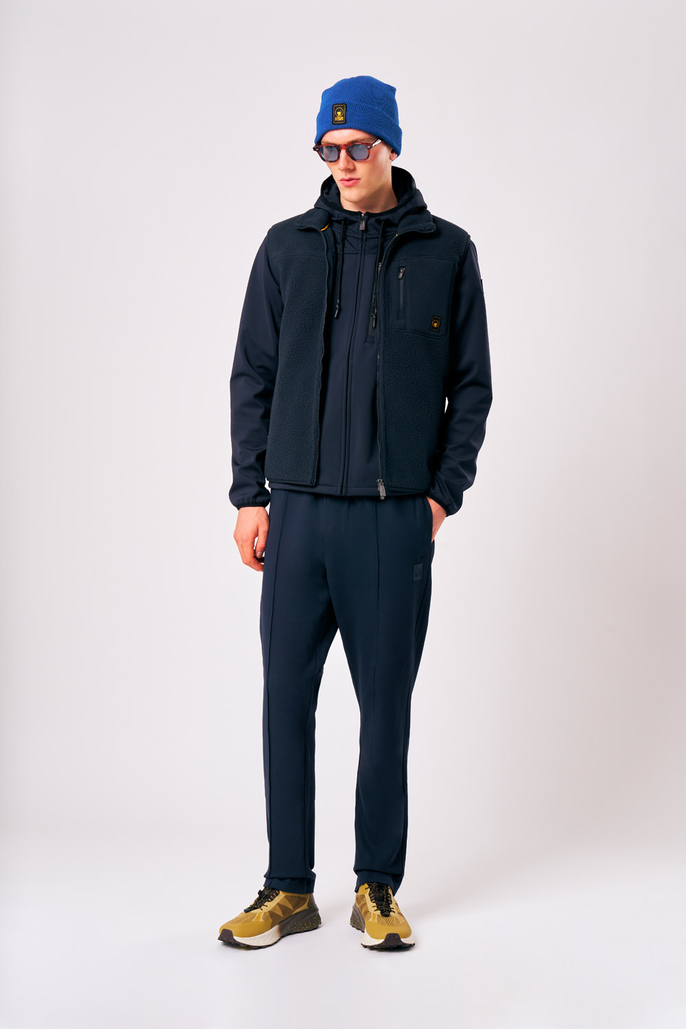 ciesse-outdoor-julio-teddy-weste-herren-blau-mit-zip image 2