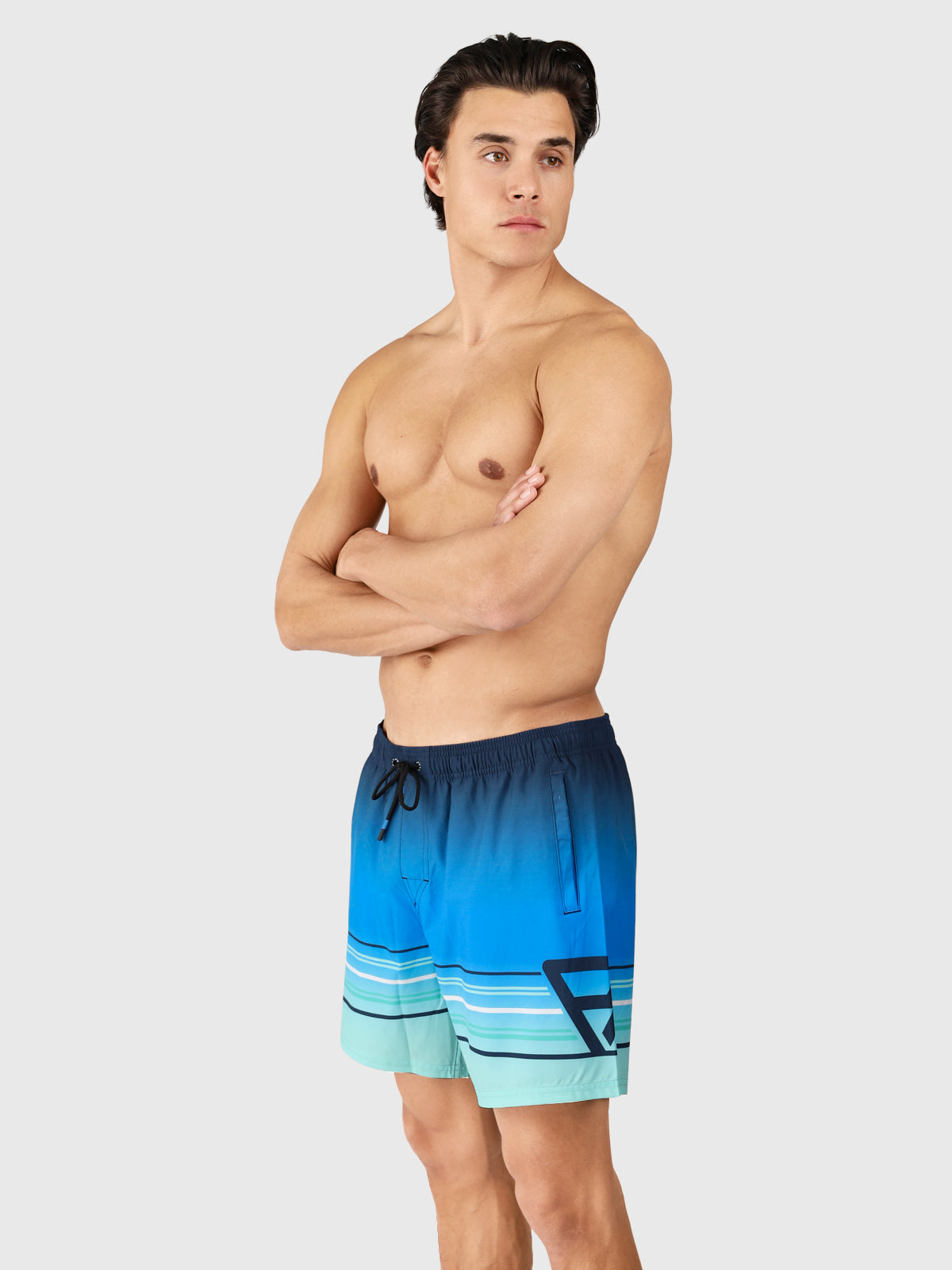 brunotti-bru-conic-stripe-swim-shorts-neon-blue image 4