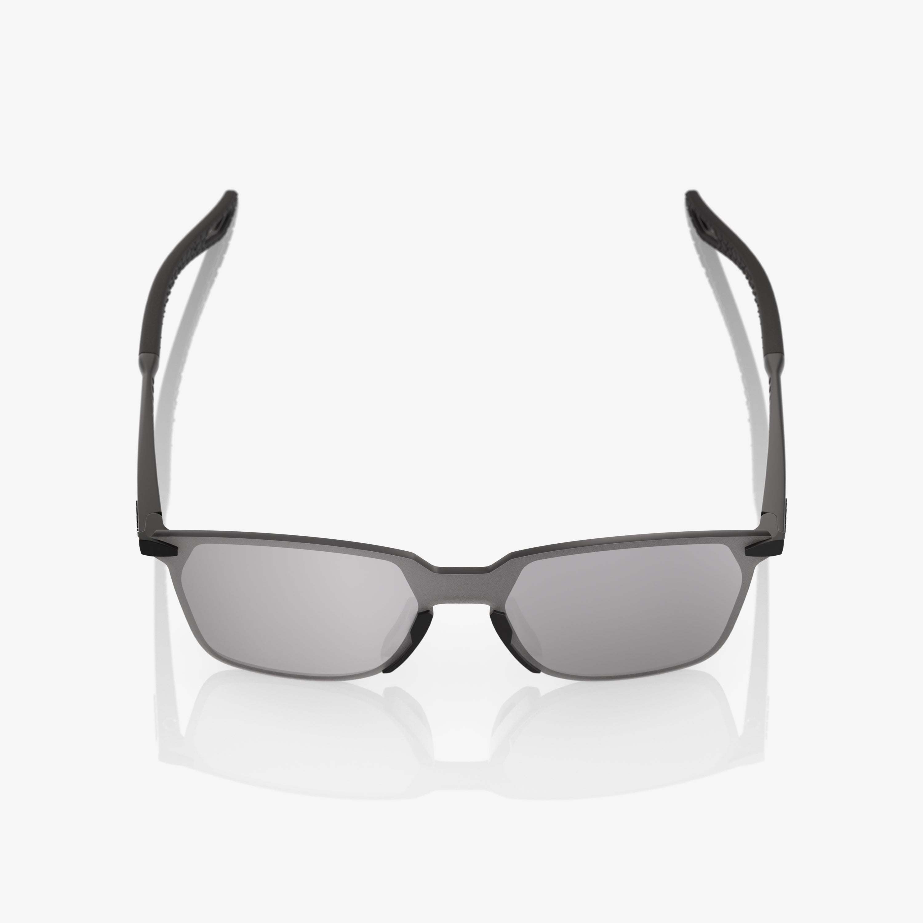 100-legere-square-sonnenbrille-matt-schwarz-silver image 4