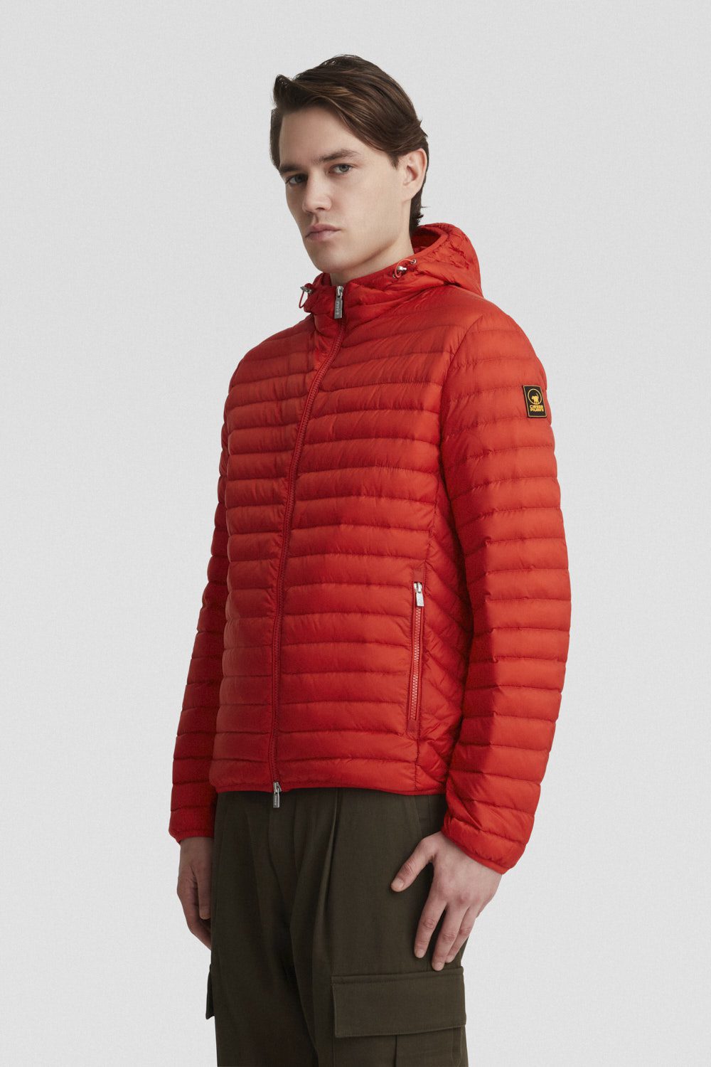 ciesse-outdoor-daunenjacke-rot-kapuze-800-fill-leicht image 2