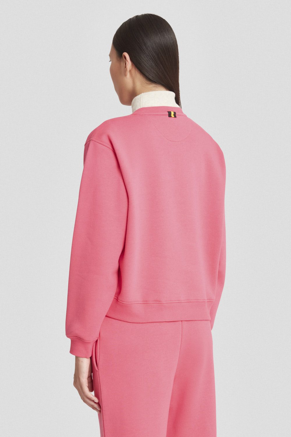 ciesse-outdoor-sweatshirt-fuchsia-rundhals-baumwolle image 4