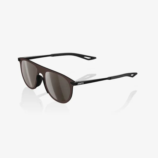 100percent-legere-coil-sonnenbrille-matte-black-silver-mirror image 1