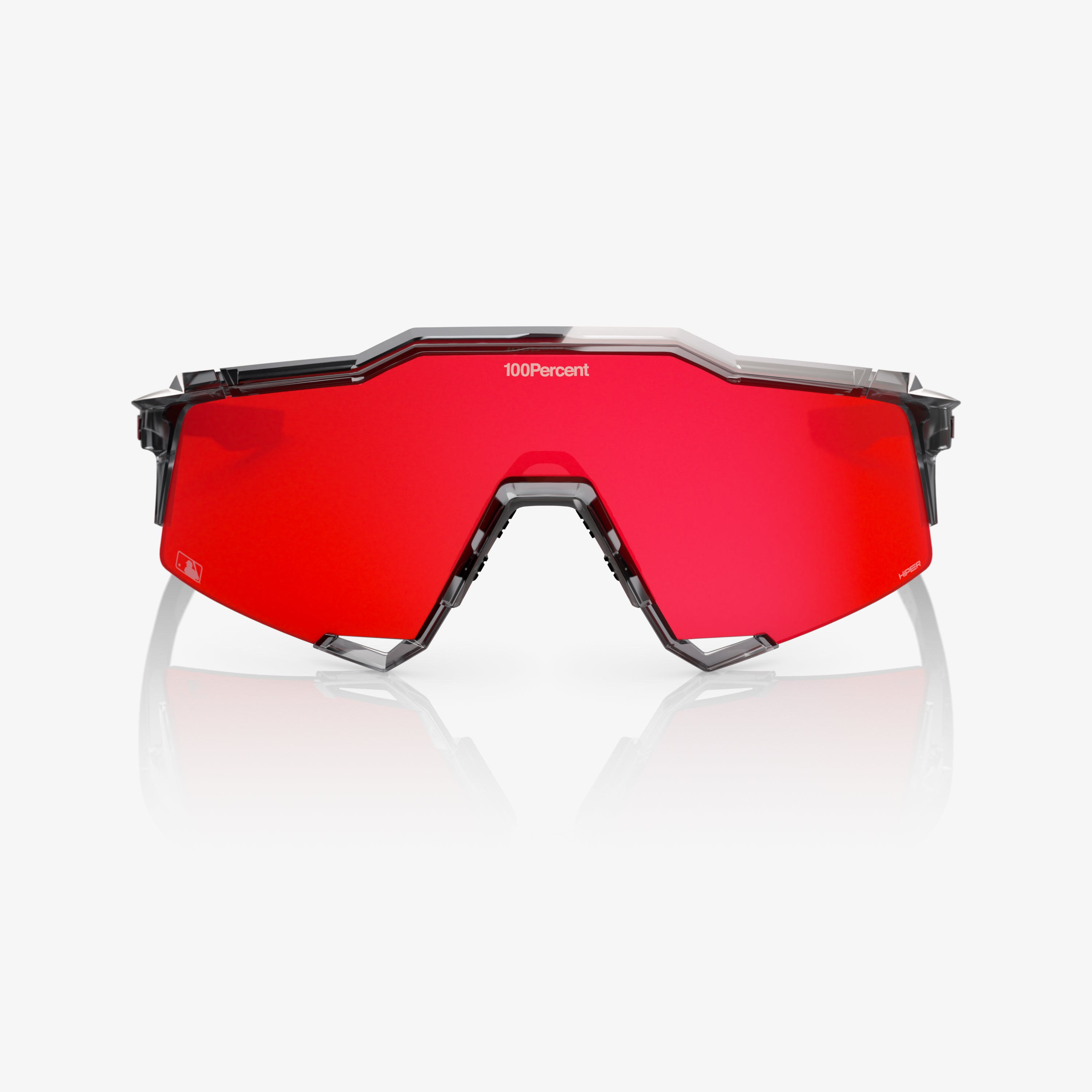 100-speedcraft-sonnenbrille-translucent-grey-hiper-rot image 2