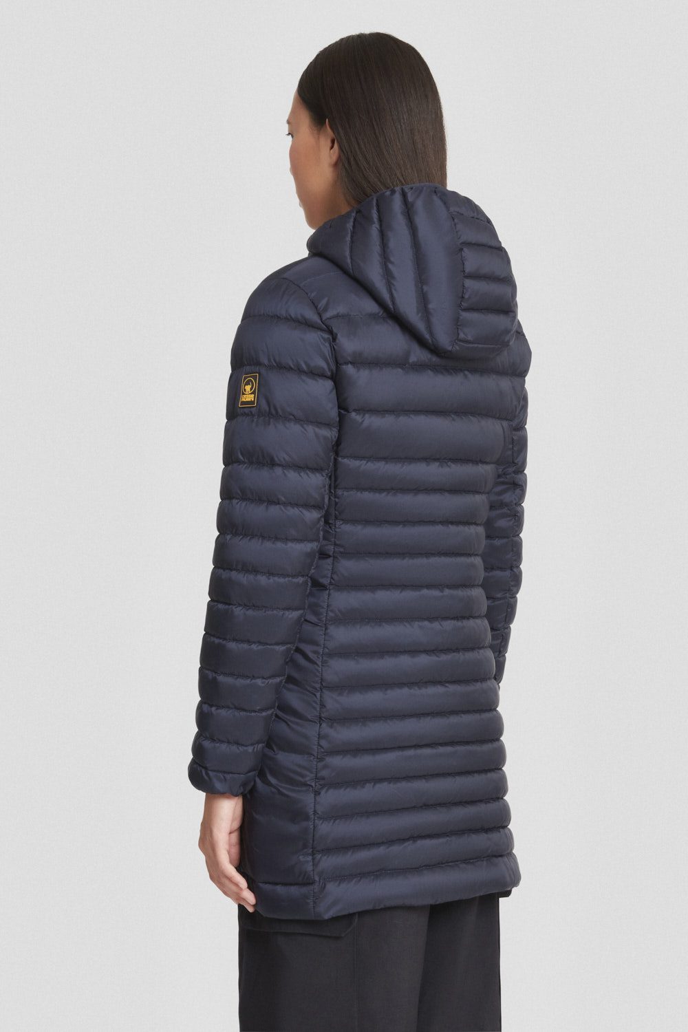 ciesse-outdoor-daunenjacke-lang-blau-stepp-kapuze image 4