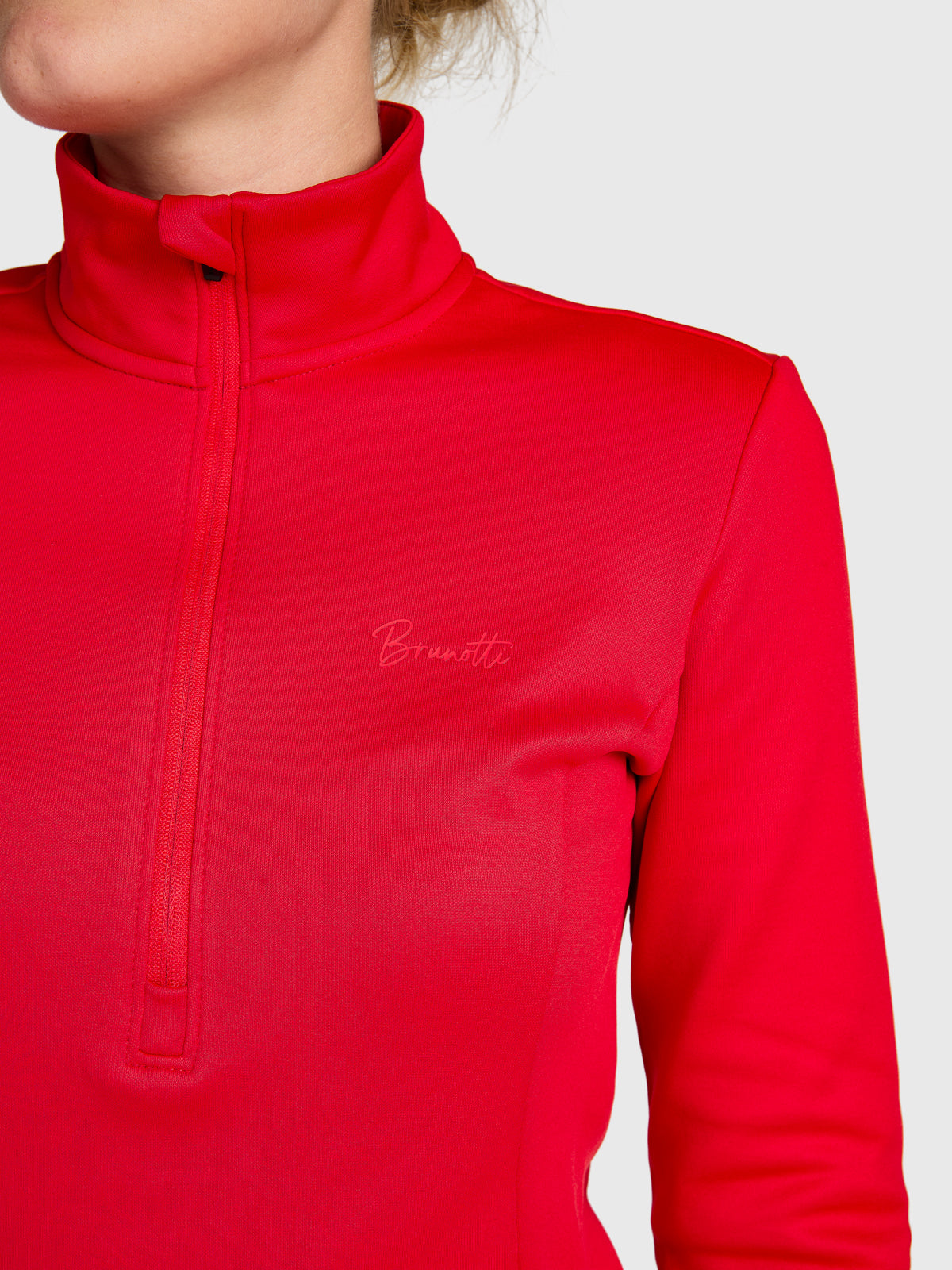 brunotti-heronne-damen-fleece-true-red-halbzip image 6