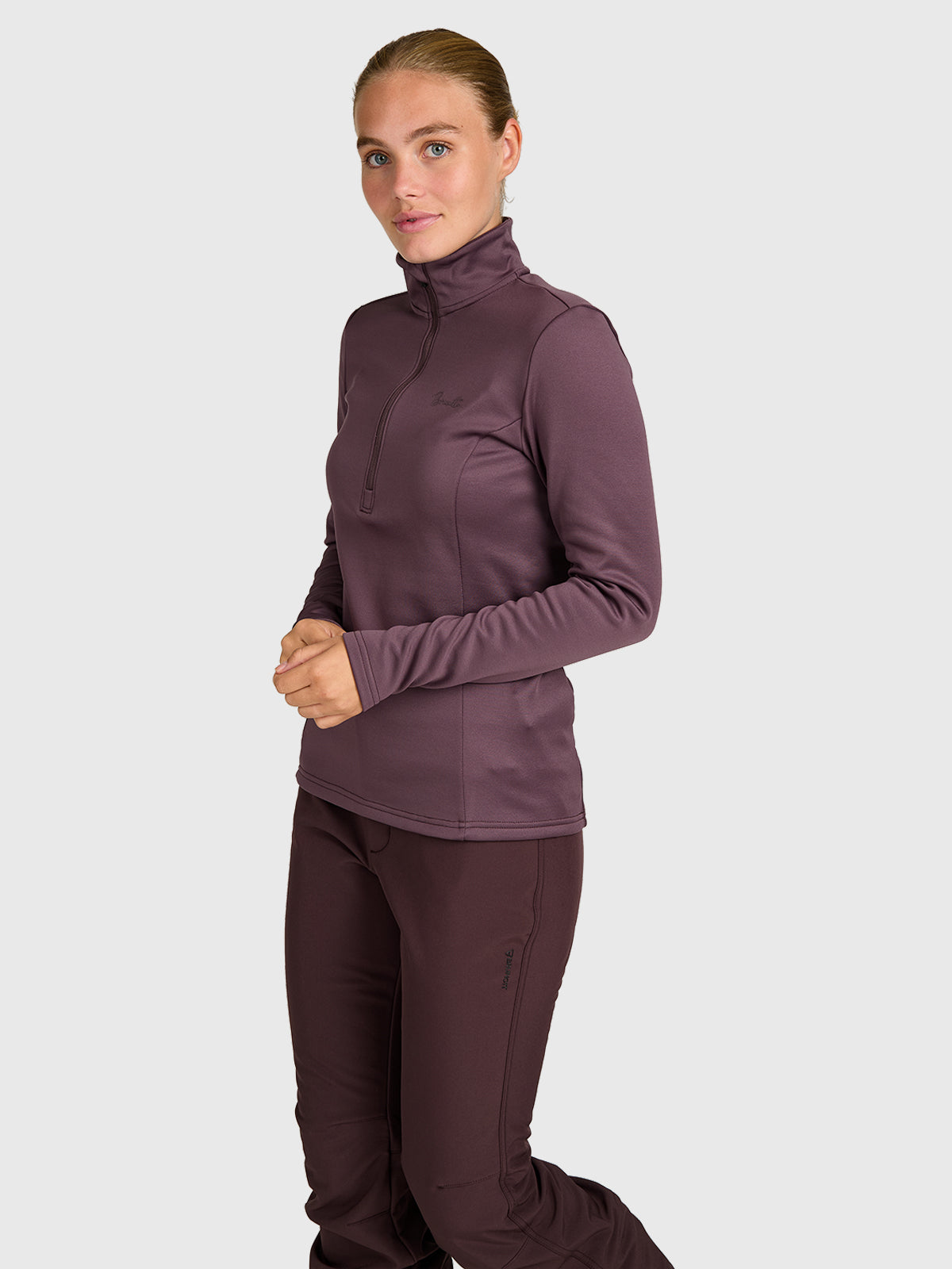 brunotti-heronne-damen-fleece-raisin-halb-rei-verschluss image 4