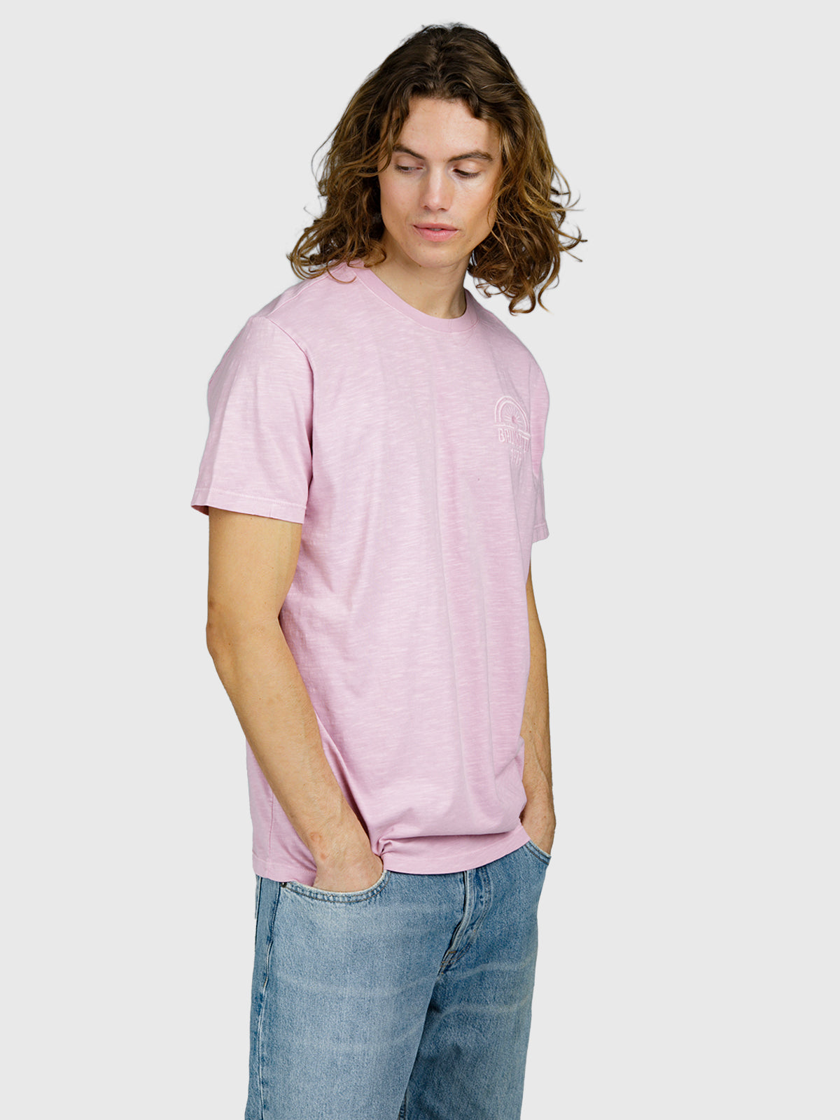 brunotti-mattey-herren-t-shirt-mauve-mist-baumwolle-stickerei image 3