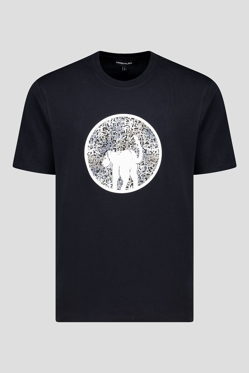 ciesse-t-shirt-girocollo-t-shirt-herren-schwarz-baumwolle image 3