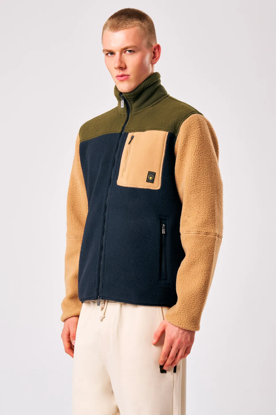ciesse-outdoor-lionel-teddyjacke-herren-blau-bicolor image 1