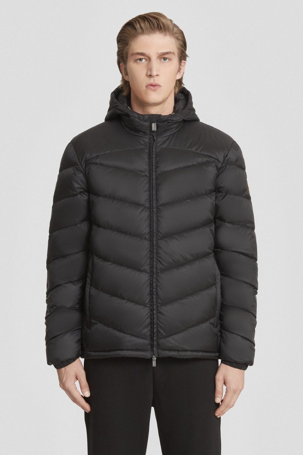 ciesse-outdoor-winterjacke-herren-schwarz-nylon-recycelt image 2