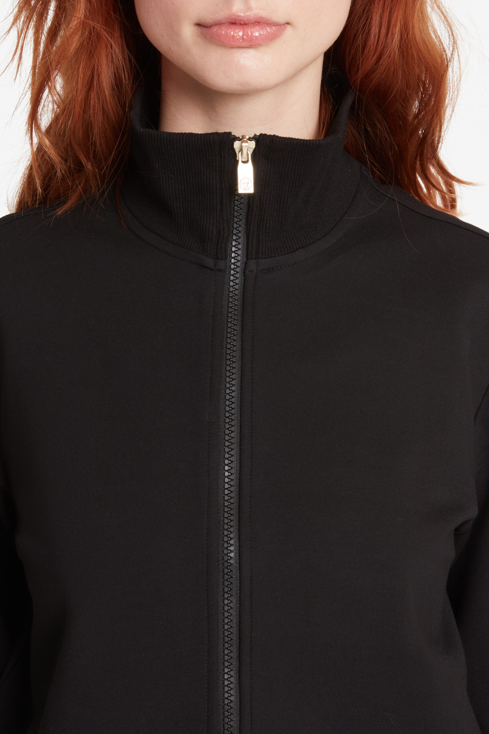 ciesse-outdoor-kabru-damen-sweatshirt-schwarz-stehkragen image 3