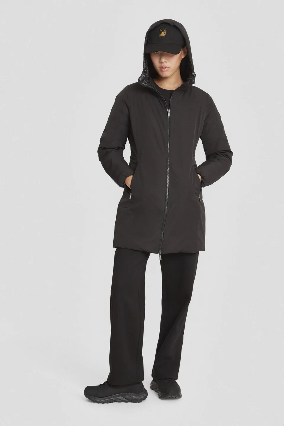 ciesse-piumini-wendedaunenjacke-schwarz-lang-800-fill image 1