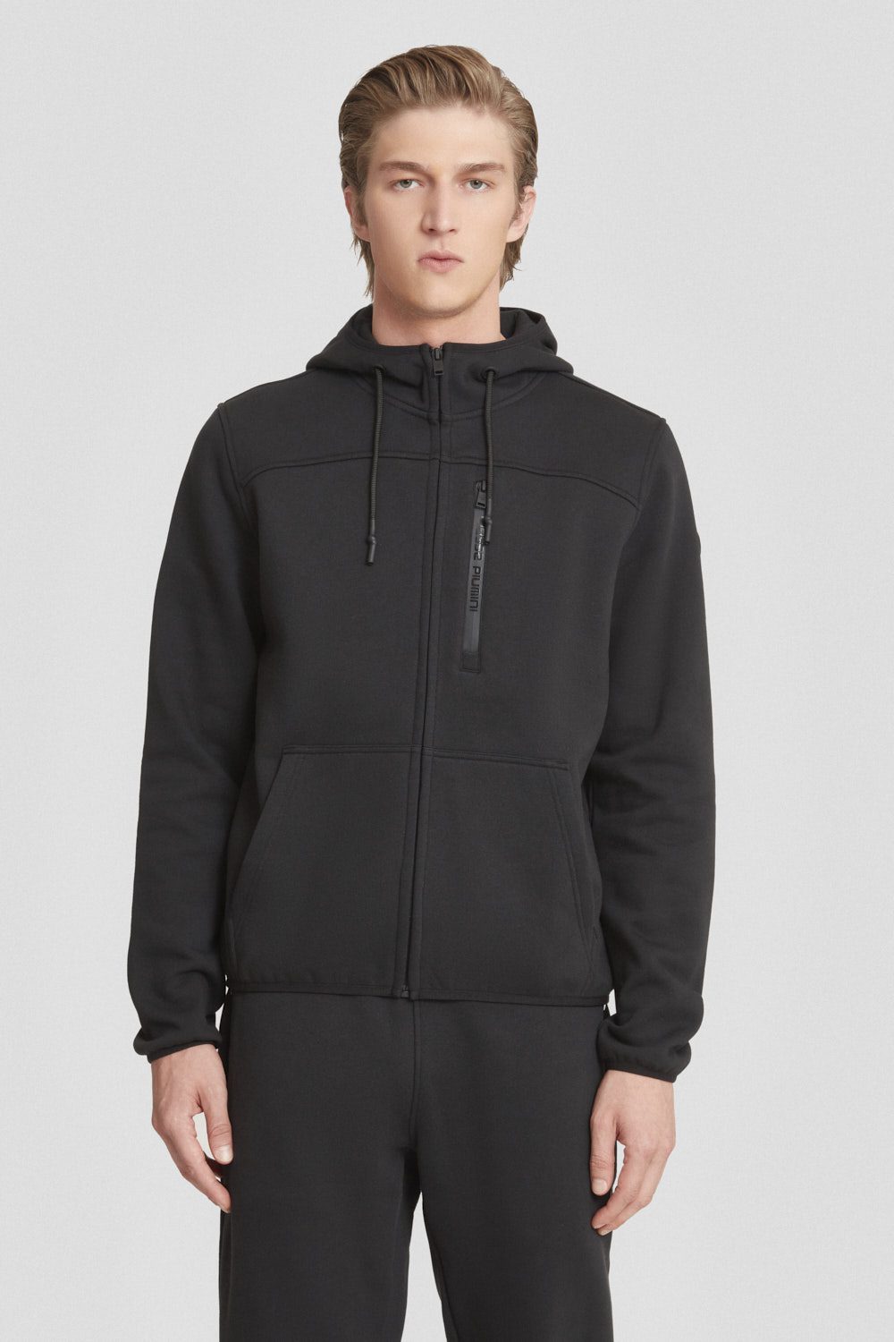 ciesse-outdoor-felpe-hoodie-schwarz-kapuze-baumwolle image 2