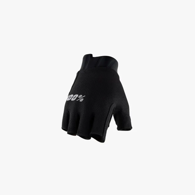 100percent-exceeda-damen-handschuhe-kurzfinger-schwarz-gel image 1