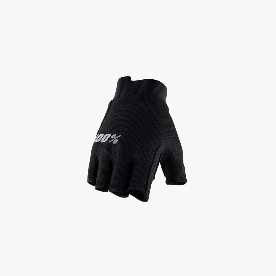 100percent-exceeda-damen-handschuhe-kurzfinger-schwarz-gel image 1