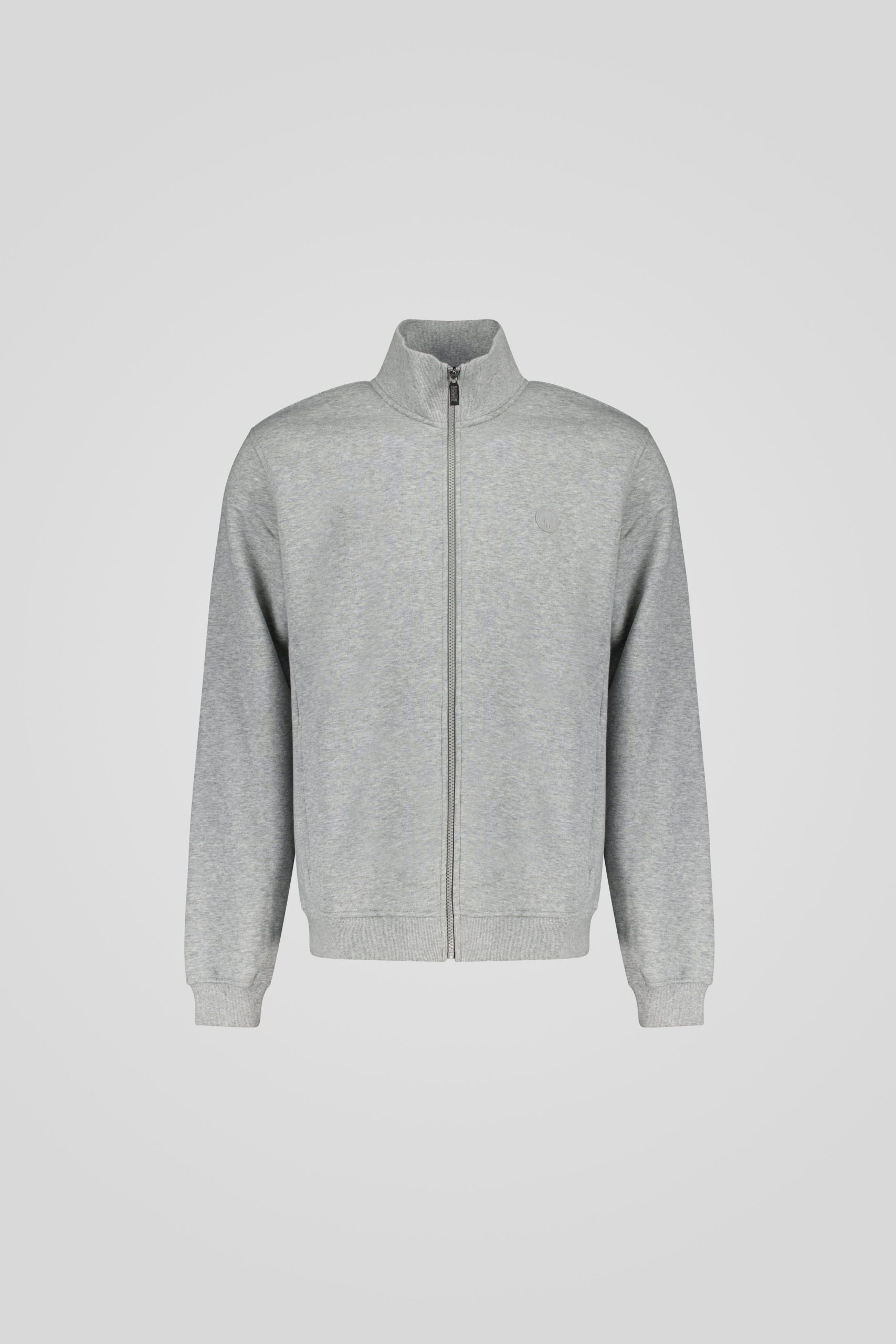 ciesse-outdoor-sweatjacke-herren-grau-baumwolle-mit-zip image 5