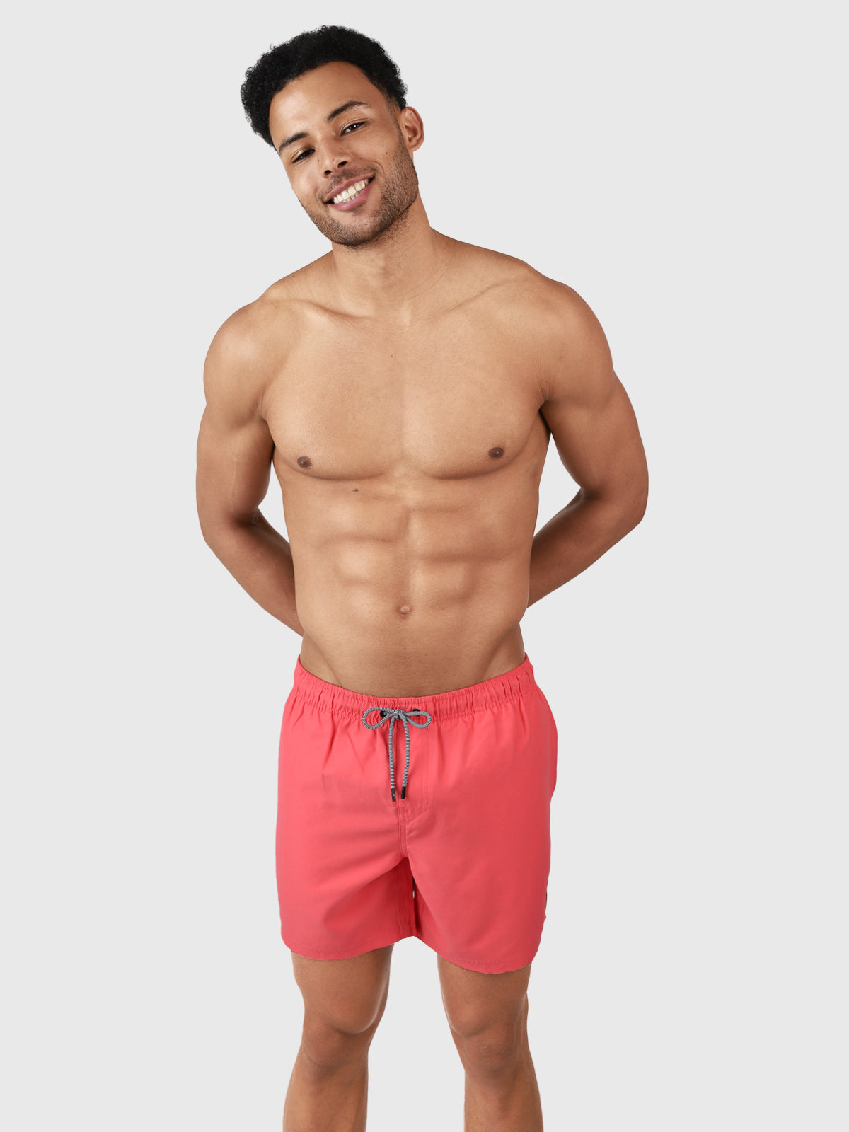brunotti-hester-herren-badeshorts-rot-mesh image 1