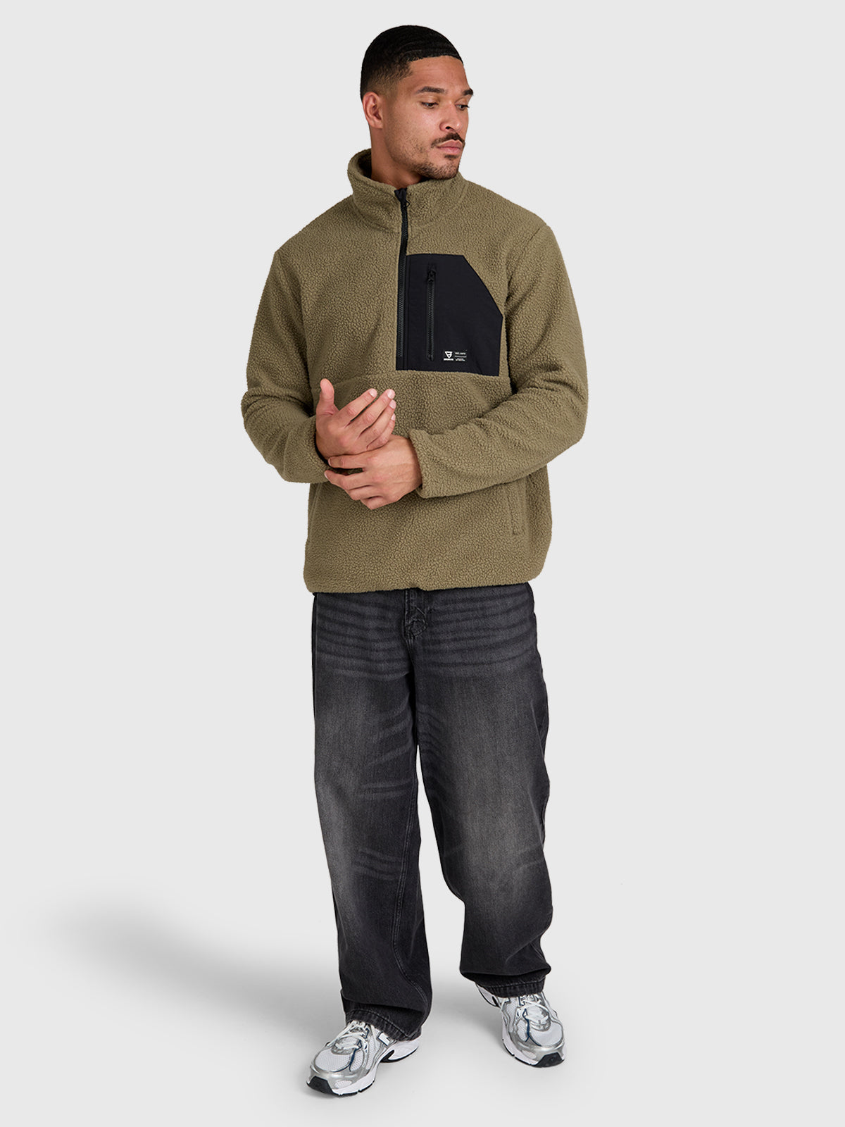 brunotti-kelstyn-herren-fleecejacke-dunkelgr-n-polyester image 5