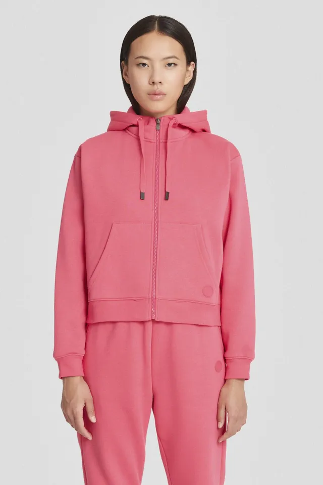 ciesse-outdoor-sweatjacke-fuchsia-kapuze-baumwolle image 1