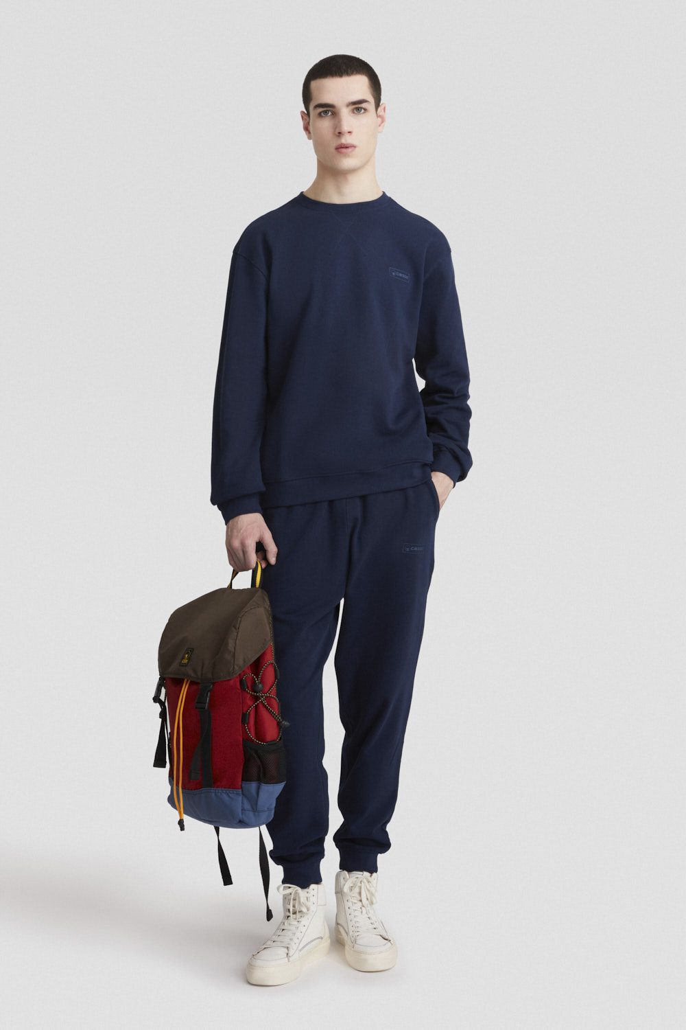 ciesse-outdoor-felpe-sweatshirt-blau-rundhals-baumwolle-2 image 1