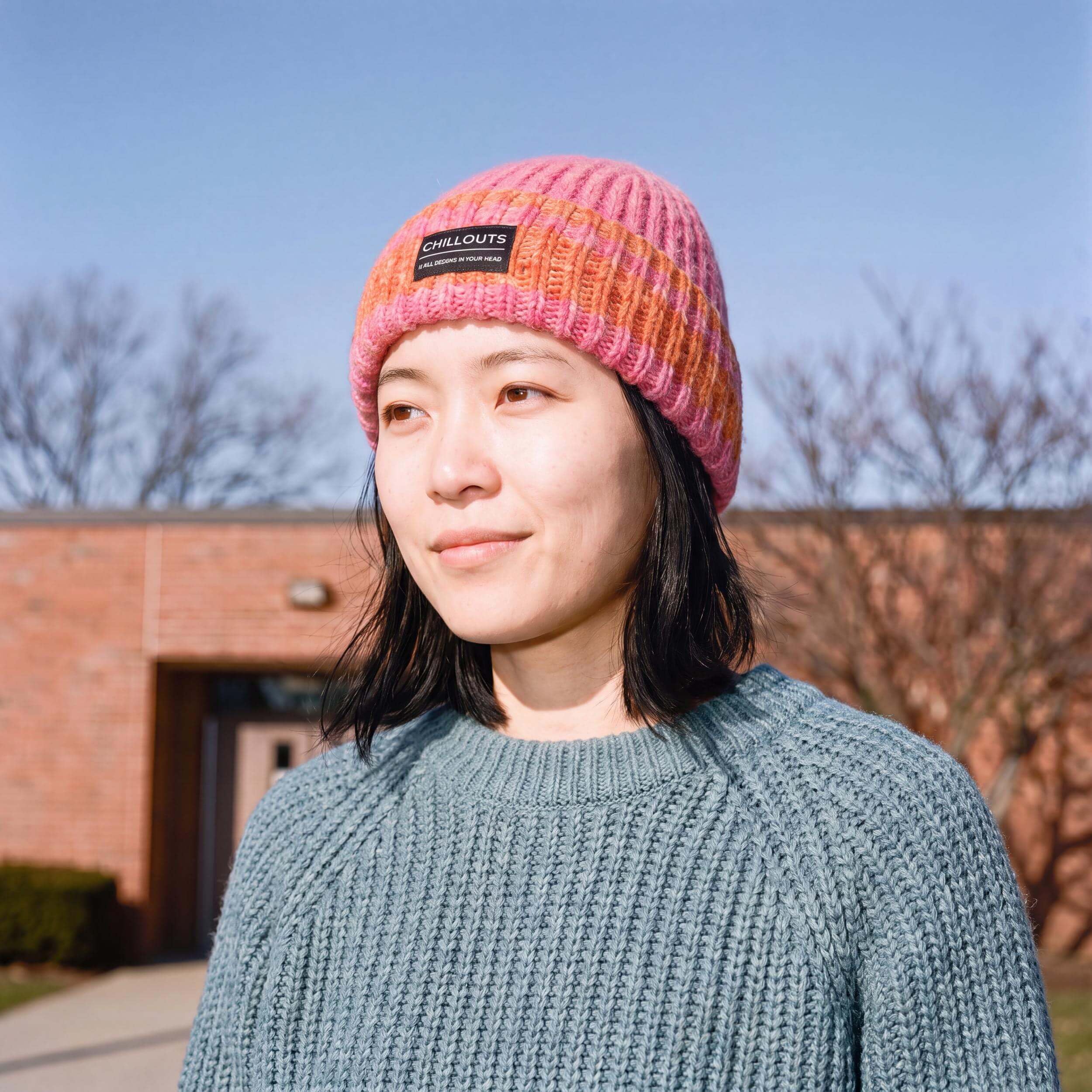chillouts-cooper-beanie-umschlagm-tze-pink-orange image 3