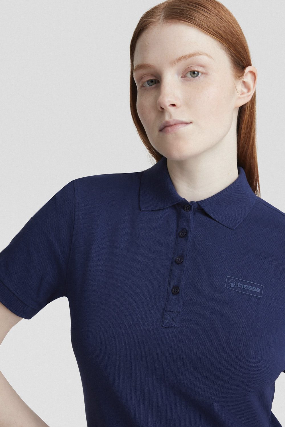 ciesse-polo-jersey-stretch-polohemd-navy-slim-fit-baumwolle image 6