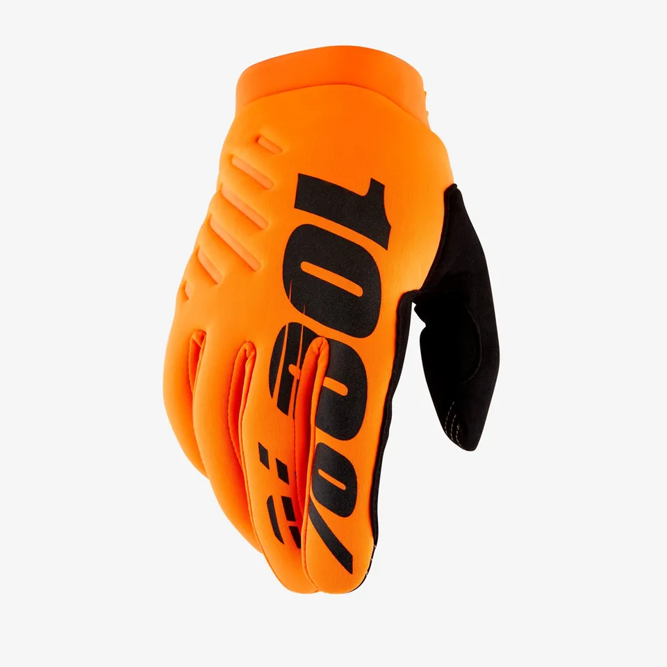 100-brisker-handschuhe-fluo-orange-winter-handschuhe image 1