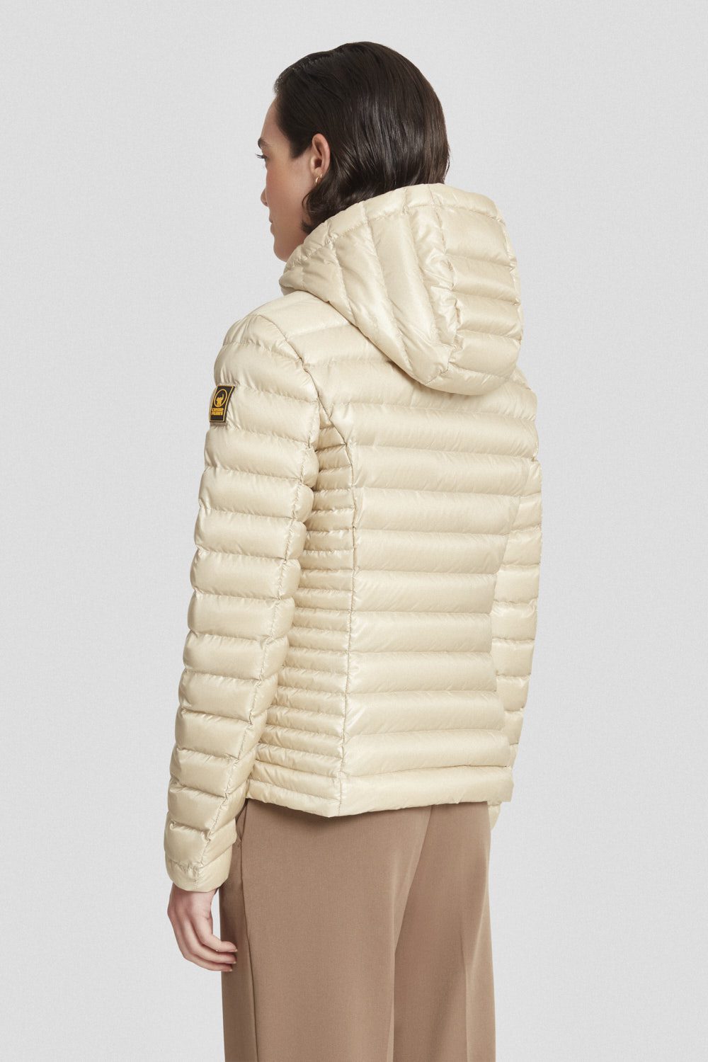 ciesse-outdoor-piumini-daunenjacke-beige-mit-kapuze-leicht image 4